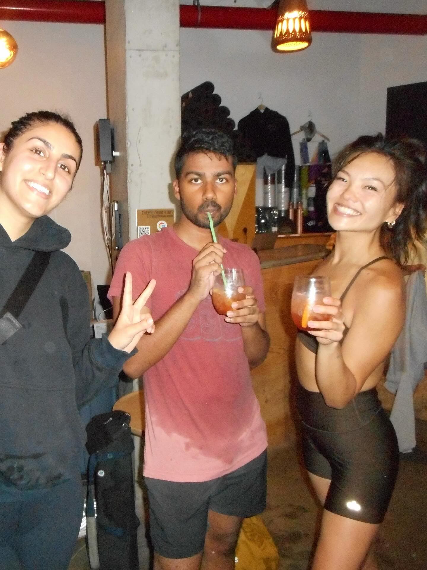 Members at a VeraYoga social event